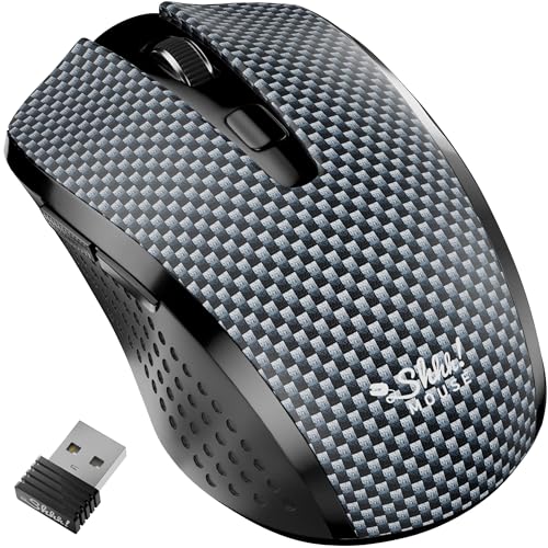 Image of Silent Mouse Wireless - Computer Mouse Wireless, Mouse for Laptop, Mouse USB, Mouse for Chromebook, Mouse Cordless, Mouse Inalambrico, PC Mouse, Computer Mice, Quiet Mouse