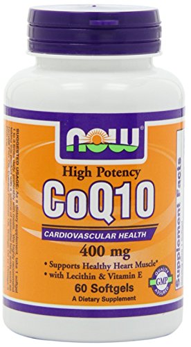 CoQ10 400 mg w/ Lecithin & Vitamin E 60 Softgels