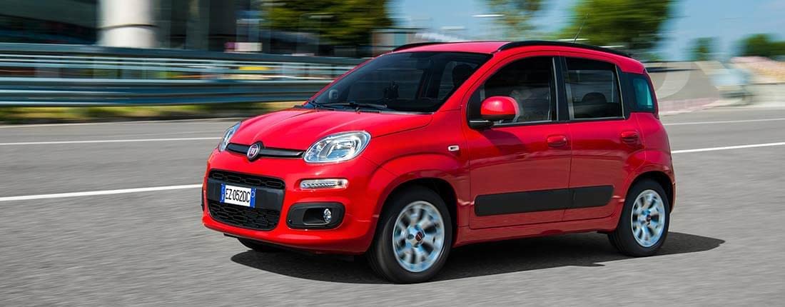Tappetini per Fiat Panda III dal 2012- su Misura, battitacco in gomma rinforzata, antiscivolo, bottoni di fissaggio