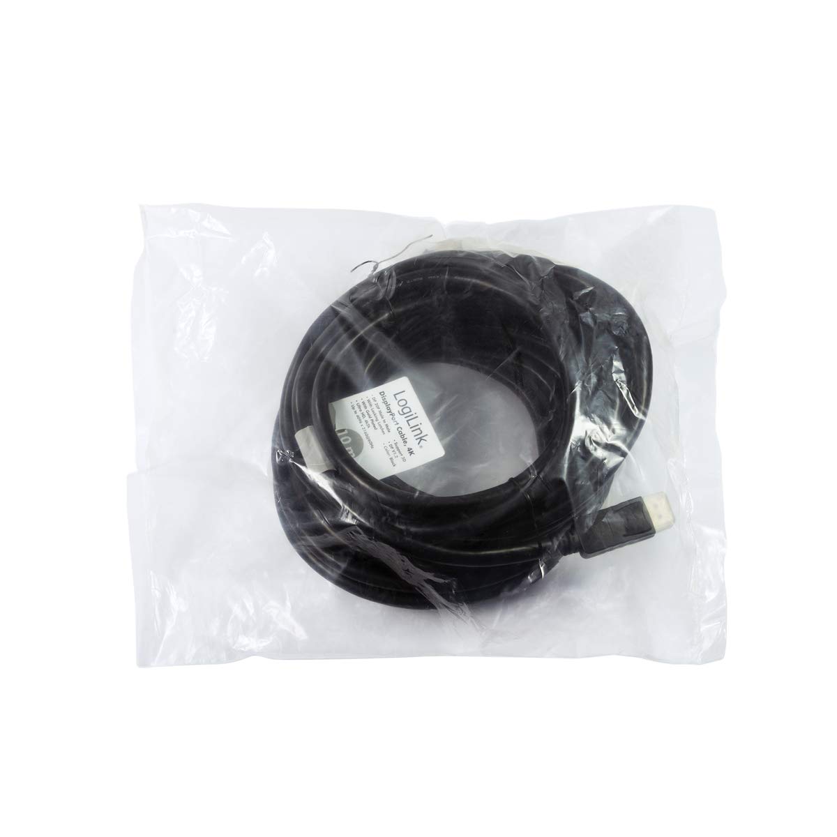 LOGILINK CV0077 Cable DISPLAYPORT 10 M Negro