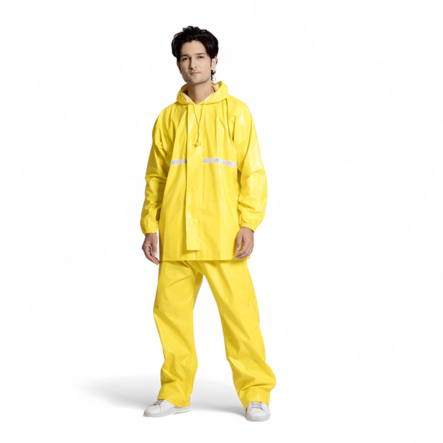minister Rainwear Marine PVC Men's Rainsuit | Heavy-Duty Waterproof Jacket & Pant Set | High-Visibility Rain Gear for Work & Daily Use-picture-32