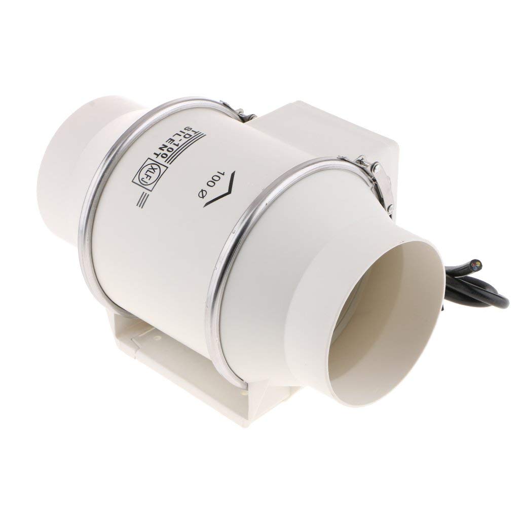 Ventilatore da parete ultra silenzioso per aspirazione bagno, WC, cucina