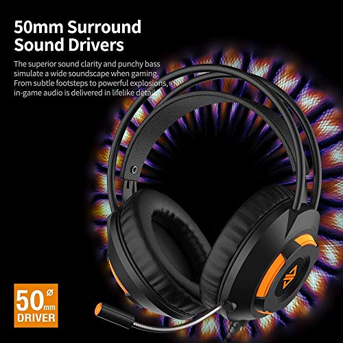 Haut-Gamme Ajazz AX120 Casque Lumineux 3.5mm Audio Connecteur USB 50mm Surround Bass Bas Headphone omnidirectional… - Les Beatles, Paul McCartney, John Lennon, RIngo Starr, George Harrison Haut-Gamme Ajazz AX120 Casque Lumineux 3.5mm Audio Connecteur USB 50mm Surround Bass Bas Headphone omnidirectional… – Image 6