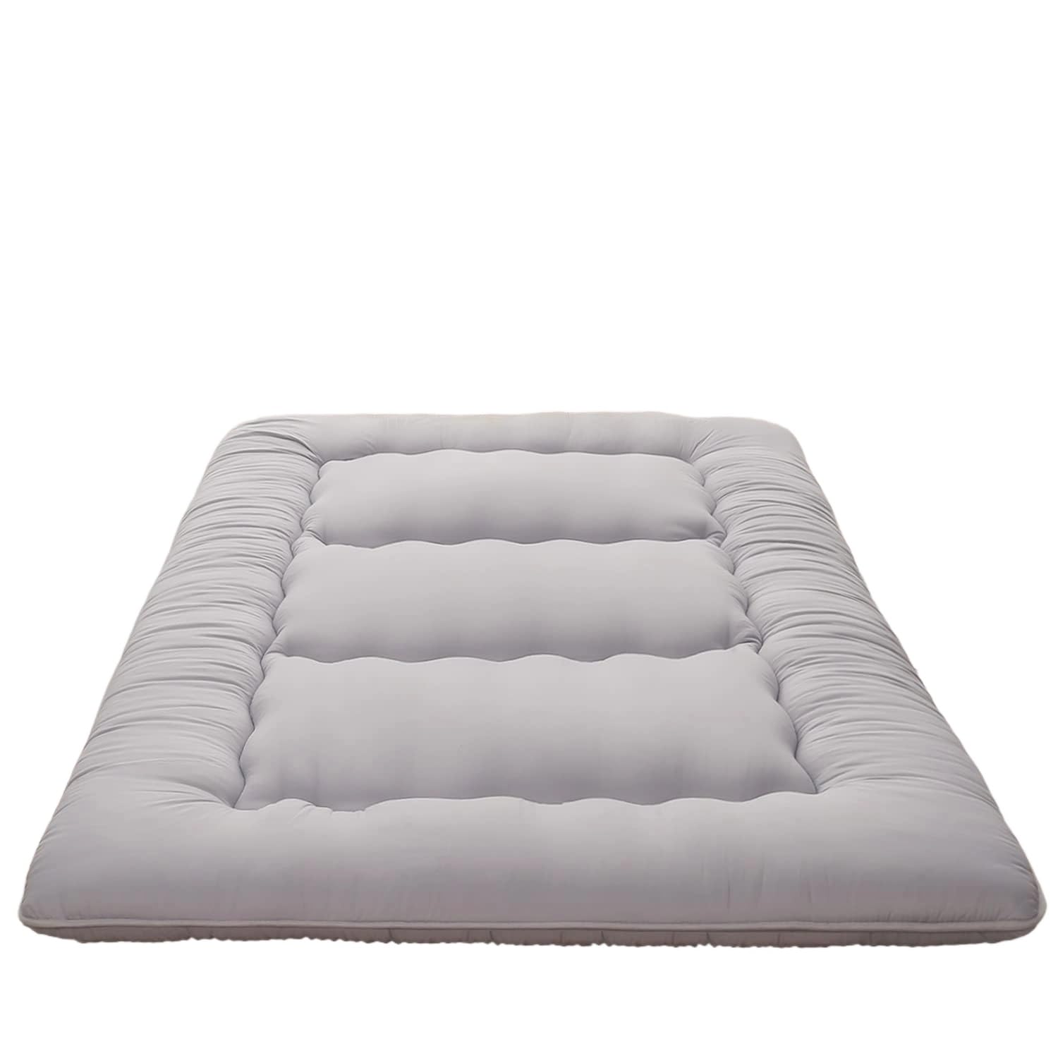 Almohadilla de dormir plegable de 135x200 y colchón de suelo japonés con bolsa protectora