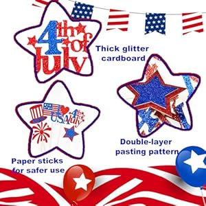 Wootkey25pcshappy4thofjulyglitteramericanflagcaketopperpatrioticcupcaketopperspicksfourthofjulyredbluecakedecorationsforusaindependencedaypartysupplies Urban Country Home Decor Wootkey 25pcs happy 4th of july glitter american flag cake topper patriotic cupcake toppers picks fourth of july red blue cake decorations for usa independence day party supplies urban country home decor