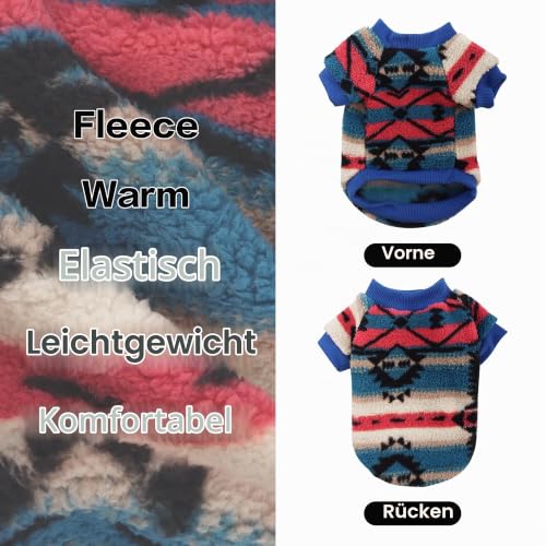 YAODHAOD Hund Pullover für kleine Hunde (XL, Rosa)