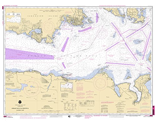NOAA Training Chart - Strait of Juan DE FUCA 18465TR