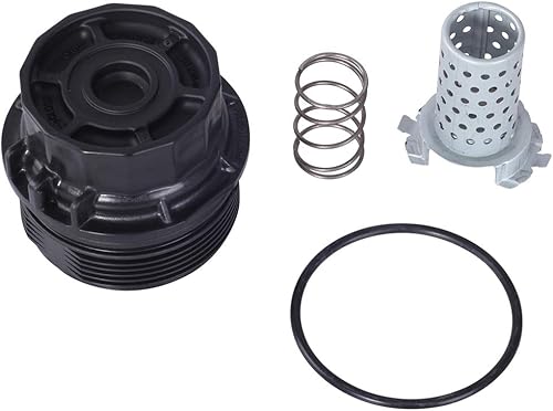 Miniatura 7 de ONER Conjunto de tapa de filtro de aceite de automóvil, apto para motores Toyota Corolla PriusPrius V Matrix Lexus CT200h 1.8L, repuesto