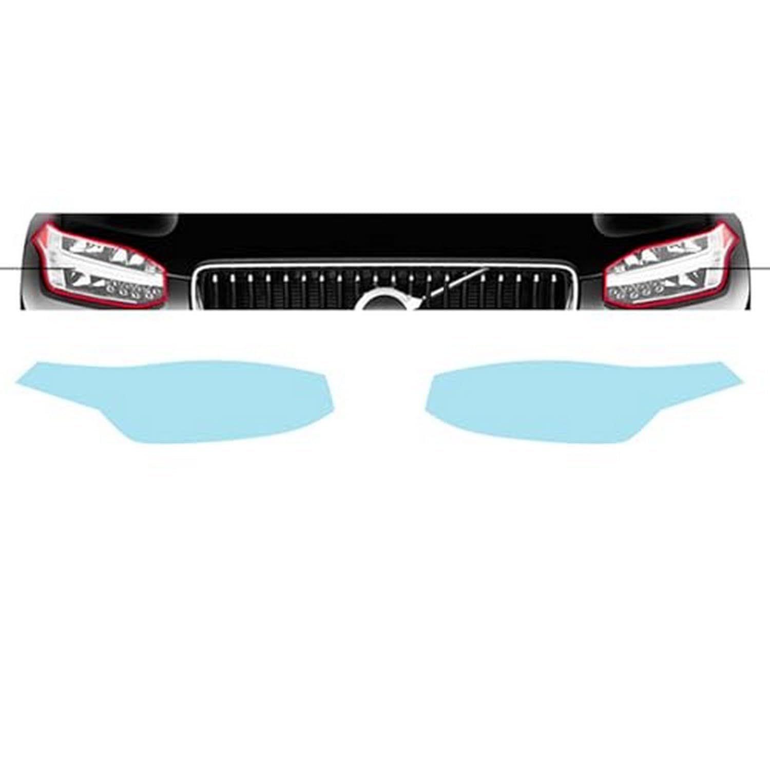 Film TPU pour phare avant Volvo Xc90 : protection anti-rayures auto-cicatrisante