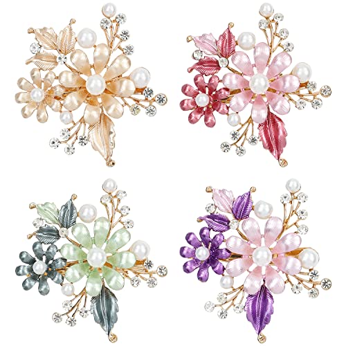Barrettes crocodiles de luxe en strass vintage pour une coiffure rétro chic