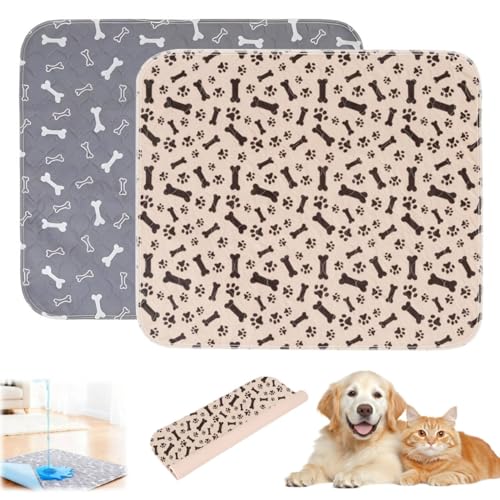 Puppy Pads with Pheromones Washable Puppy Pee Pads for Dogs Reusable Puppy Pads Washable for Dogs & Cats Washable Durable Leak-Proof & Anti-Slip Pet Training Pads for Home & Trave