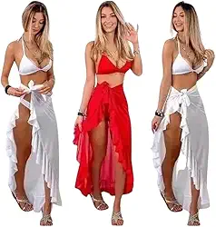 Saia e Saida De Praia Pareo Moda Verão