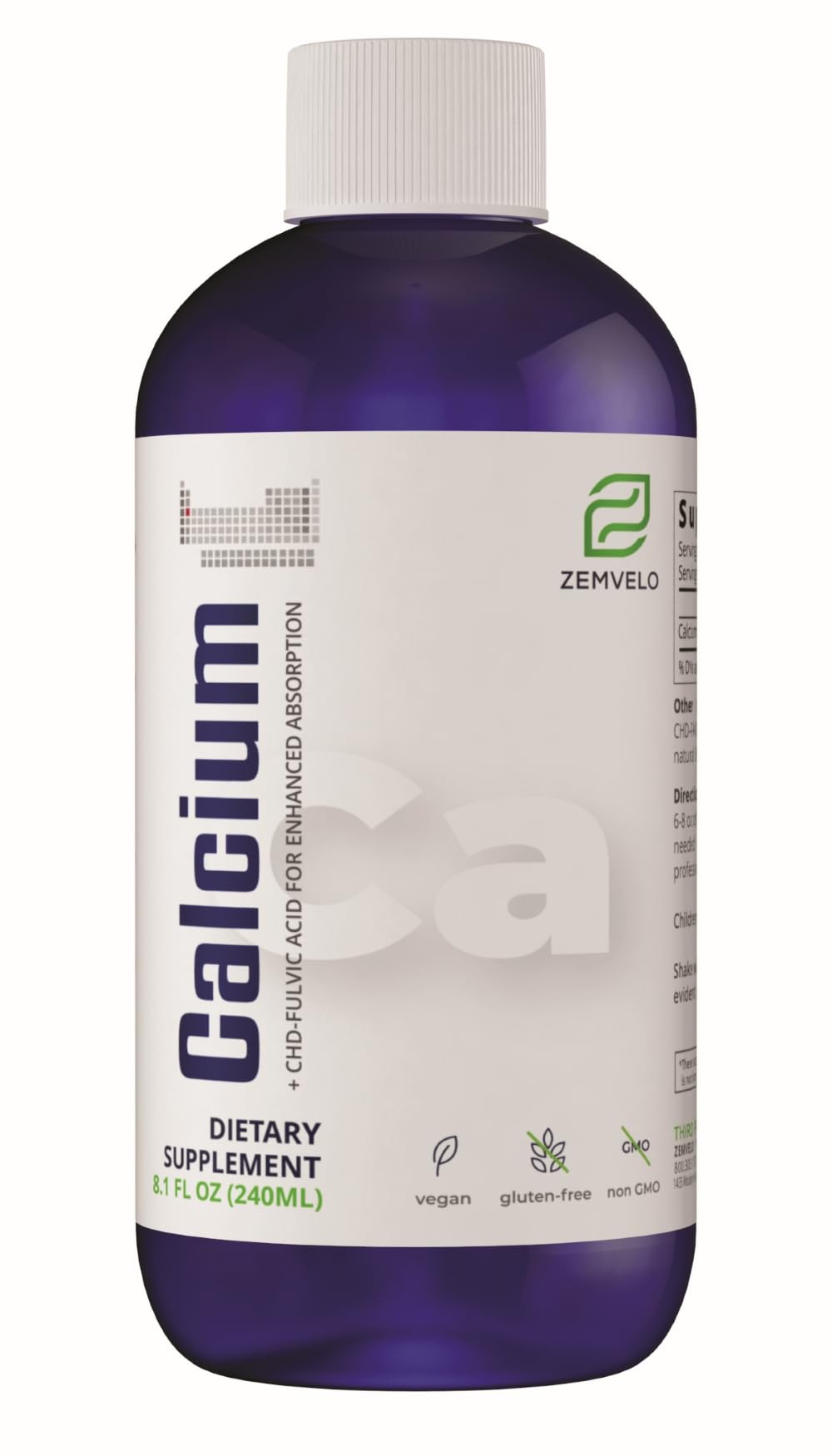 Liquid Ionic Calcium Supplement | Women's Health | Fast Absorption | Easy to Digest | Bone & Teeth Support