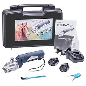 VOSS.farming profiCUT go Pferdeschermaschine mit 2 Akkus