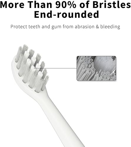 Miniatura 2 de Cabezales de repuesto para cepillos de dientes compatibles con cabezales de repuesto para cepillos de dientes eléctricos TAO, paquete de 5 unidades