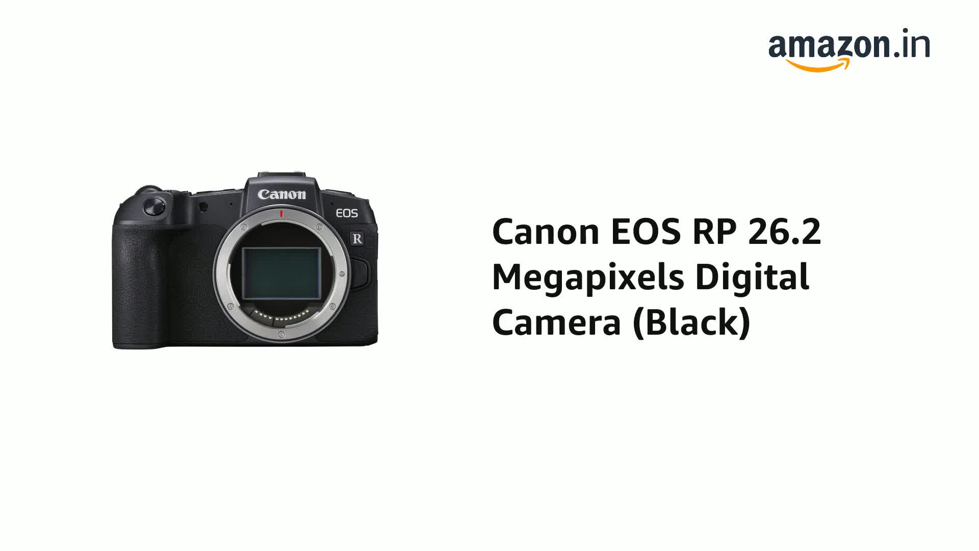 最終値下げCanon EOS RP ほぼ新品 Buy Canon EOS RP 26.2 Megapixels Digital Camera (Black) Online at