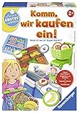 Bei diesem Zuordnungsspiel lernen Kleinkinder spielerisch, wie im Supermarkt eingekauft wird