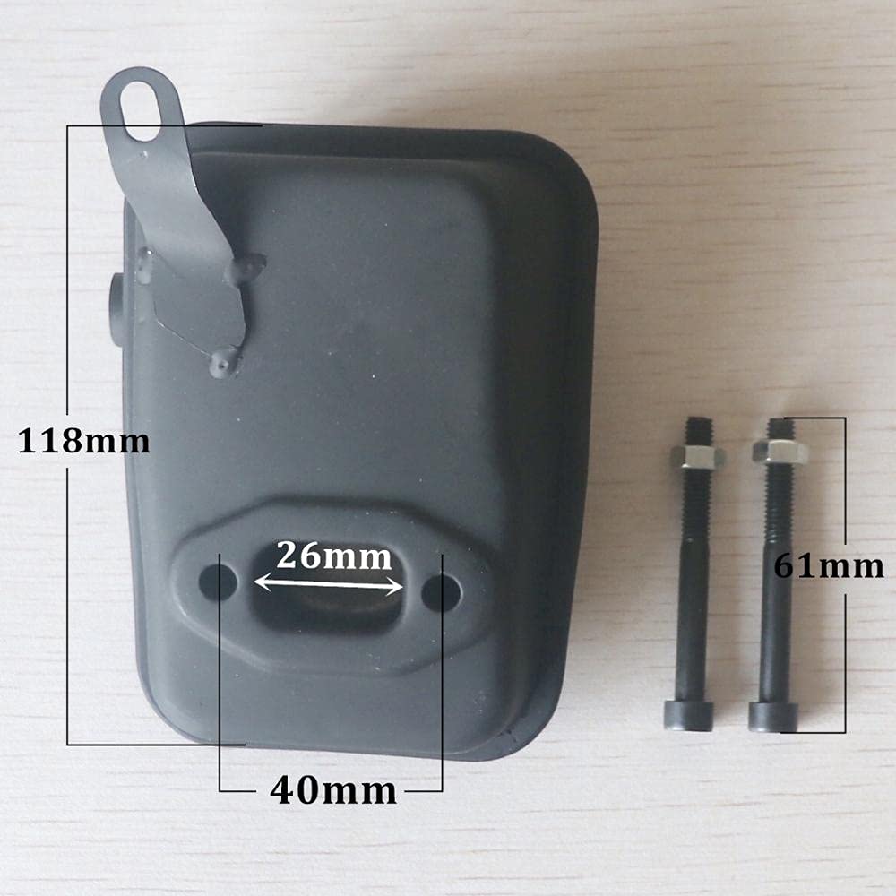 silenziatore e amp; bullone marmitta per decespugliatore CG430 1E40F-5 40-5
