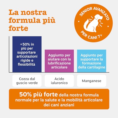 Zesty Paws Bocconcini Avanzati Per Anziani Per Anche E Articolazioni | Integratori Per Articolazioni Dei Cani Anziani | Supporta Mobilità, Articolazioni Rigide E Struttura | 90 Pz - 2