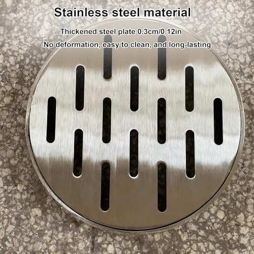 Tapa para tanque séptico de acero inoxidable premium con rejilla de drenaje resistente 6