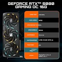GIGABYTE GeForce RTX 5080 Gaming OC 16G WINDFORCE Grafikkarte Kühlsystem 16GB 256bit GDDR7 GV-N5080GAMING OC-16GD Grafikkarte – Ansicht 2