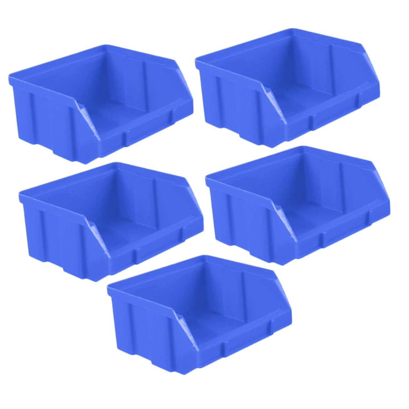 NUOBESTY 5Pcs shelf tools storage bins warehouse organizer bead organizers and storage parts storage bins for organization warehouse shelving anti-static small parts office abs