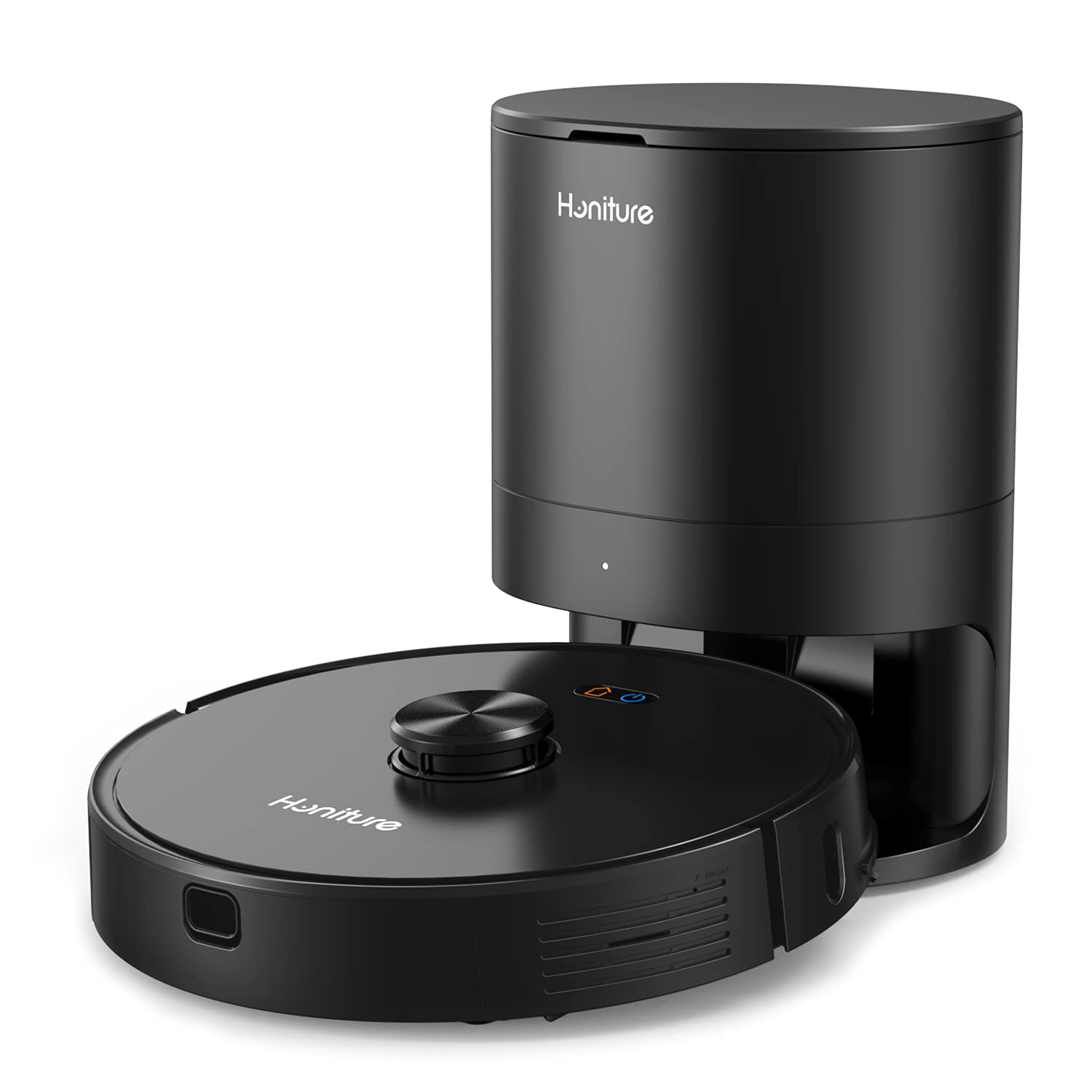 HONITURE Q6 Robot Vacuum Cleaner, 2-in-1 Robot Vacuum and Mop, Robotic Vacuum Self Emptying, 2700Pa,Laser Navigation,Smart...