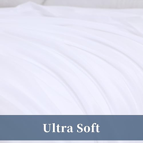 Vista 16 de HOMBYS Sábanas encimeras extra grandes, color gris claro, tamaño King, suaves, duraderas, suaves y transpirables, 120 x 120 pulgadas