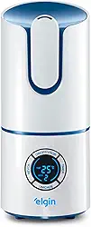 Umidificador de Ar Elgin Digital Inteligente, 2,5 Litros Branco e Azul Bivolt