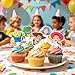 Toy Cupcake Topper,Birthday Party Supplies,Cartoon Movie Cake Decorations for Boys and Girls, Reusable Figures Theme Cake Decor, Perfect for Birthday, Baby Shower