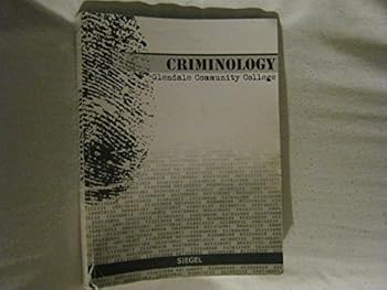 Paperback Criminology GCC (Glendale Community College, AZ) Book