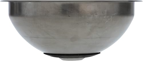 Miniatura 4 de AMBASSADOR MARINE GRADE 304 Fregadero de media esfera de acero inoxidable, 11-12 pulgadas de diámetro. x 4 12 pulgadas de profundidad, acabado