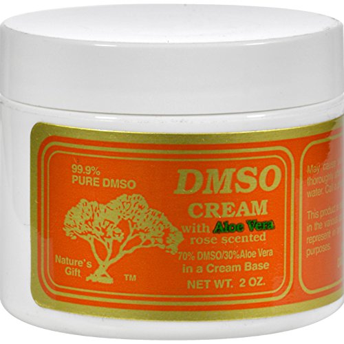 DMSO Cream with Aloe Vera Rose Scented - 2 oz