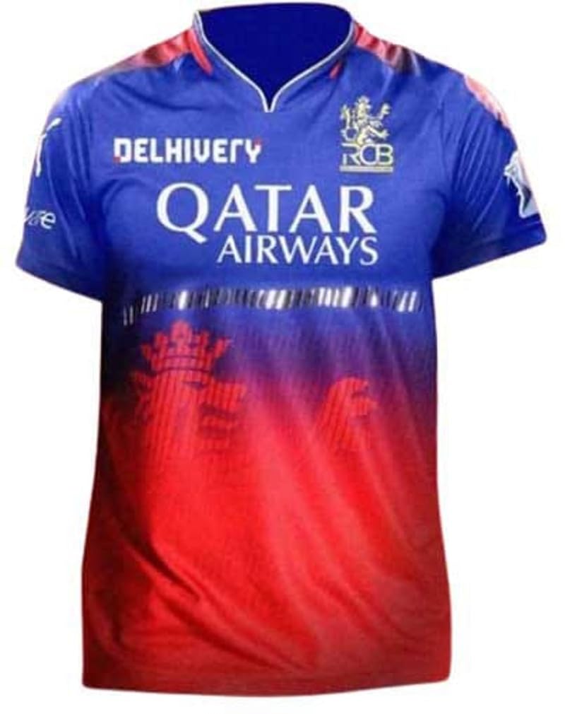 Rcb Ipl Unisex-Adult Regular Fit Jersey Half Sleeves (With Your Name & Number, 22 (For 2 Years)) Red (B0CGRC1LZT) Amazon Price History, Amazon Price Tracker