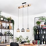  Koyoto Suspension, Boule lumineuse, Suspension Écru, Noir, 3 lumières