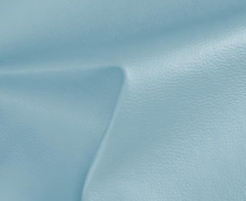 HAPPERS Polipiel para Tapizar 1 metro con Ancho 140cm. Venta de Polipiel por metros Solar Color Azul Claro