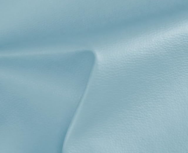 HAPPERS Polipiel para Tapizar 1 metro con Ancho 140cm. Venta de Polipiel por metros Solar Color Azul Claro