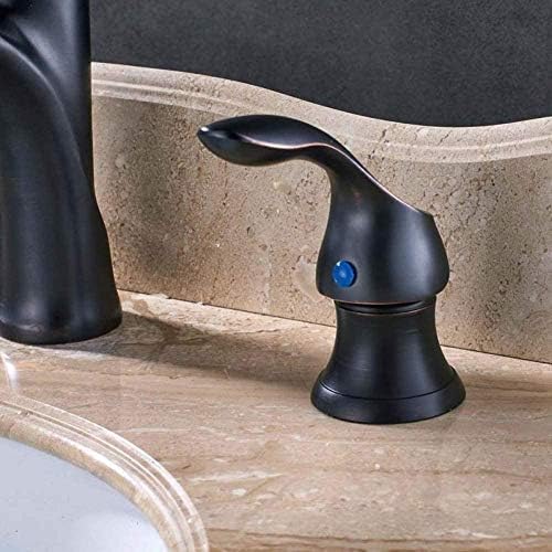 Robinet de luxe pour lavabo largement répandu à effet cascade et commandes séparées - 5