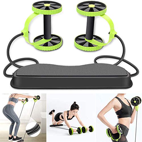 Atack-B Sport Core Double AB Roller Übungsgeräte, Professionelle Ab Wheel Roller Unterstützt, Abdominal Workout Maschine, Ideal Männer Frauen Home Gym Pull (Green) Atack-B Sport Core Double AB Roller Übungsgeräte, Professionelle Ab Wheel Roller Unterstützt, Abdominal Workout Maschine, Ideal Männer Frauen Home Gym Pull (Green)