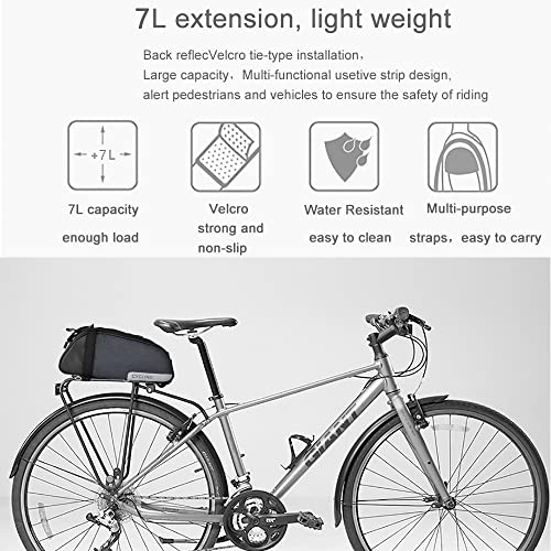 Bici Borsa Posteriore Cremagliera Pacchetto Zaino