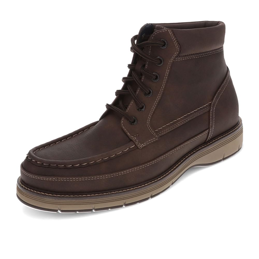 Dockers Footwear Men's Thames Ankle Boot, Dark Brown, 9