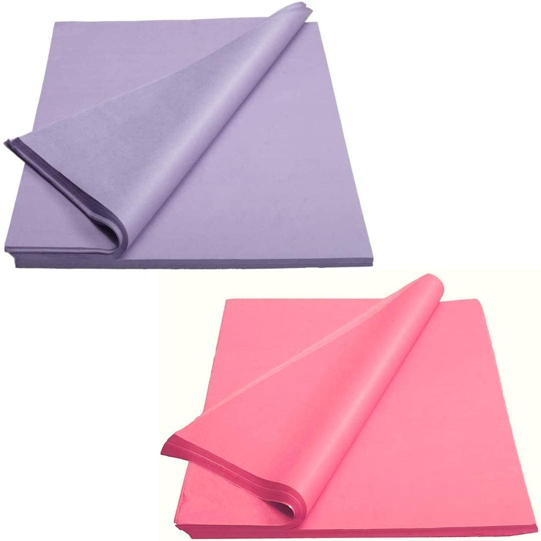ECO SARRAS Pink and Purple Multi-Purpose Wrapping Paper | 20x20 Inches | USES Gift Wrapping, Gift HAMPERS, Crafts and DIY Projects, Flowers, Shipping Clothes ETC [Assorted] (Pack of 30 Sheets)-image-46