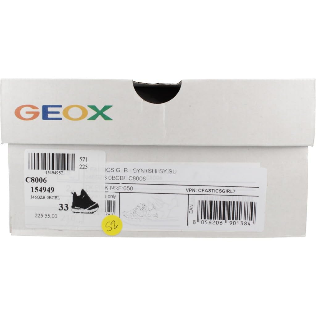 Geox Dziewczynki J Fastics Girl BAdidasy