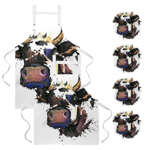 Tablier de cuisine pour restaurant et bar lot de 2 tabliers de serveuse