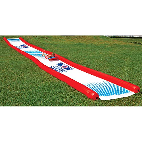 Exteriores, Toy WOW Sports - Super Slide - Diapositiva Inflable Gigante para Patio Trasero, diversión Deslizante para Adultos y niños, diseño de aspersor en Zigzag y 2...