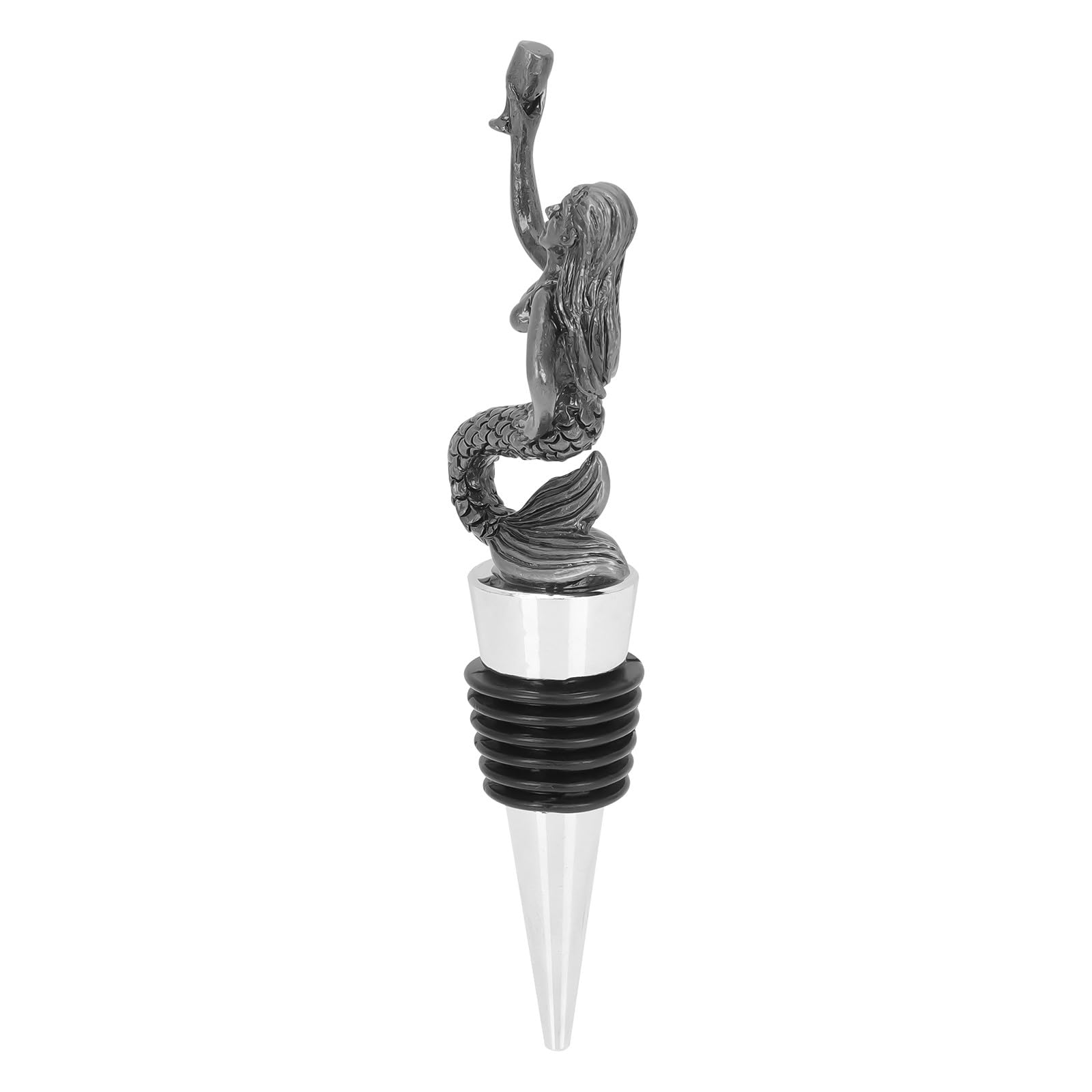 Tapón de botella de vino hermético SHINEOFI reutilizable con base plana