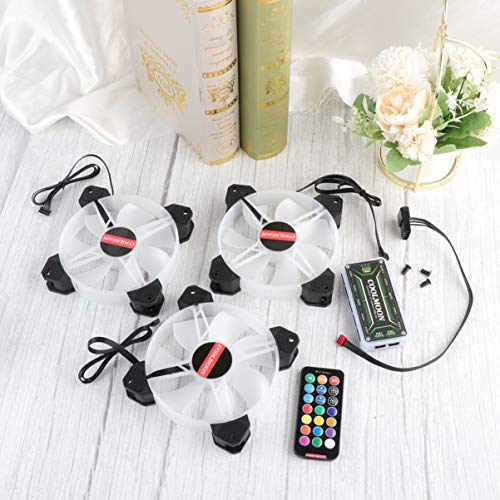 Ventilador de resfriamento ajustável para computador BESPORTBLE para ventilador de PC Cooler RGB Coo