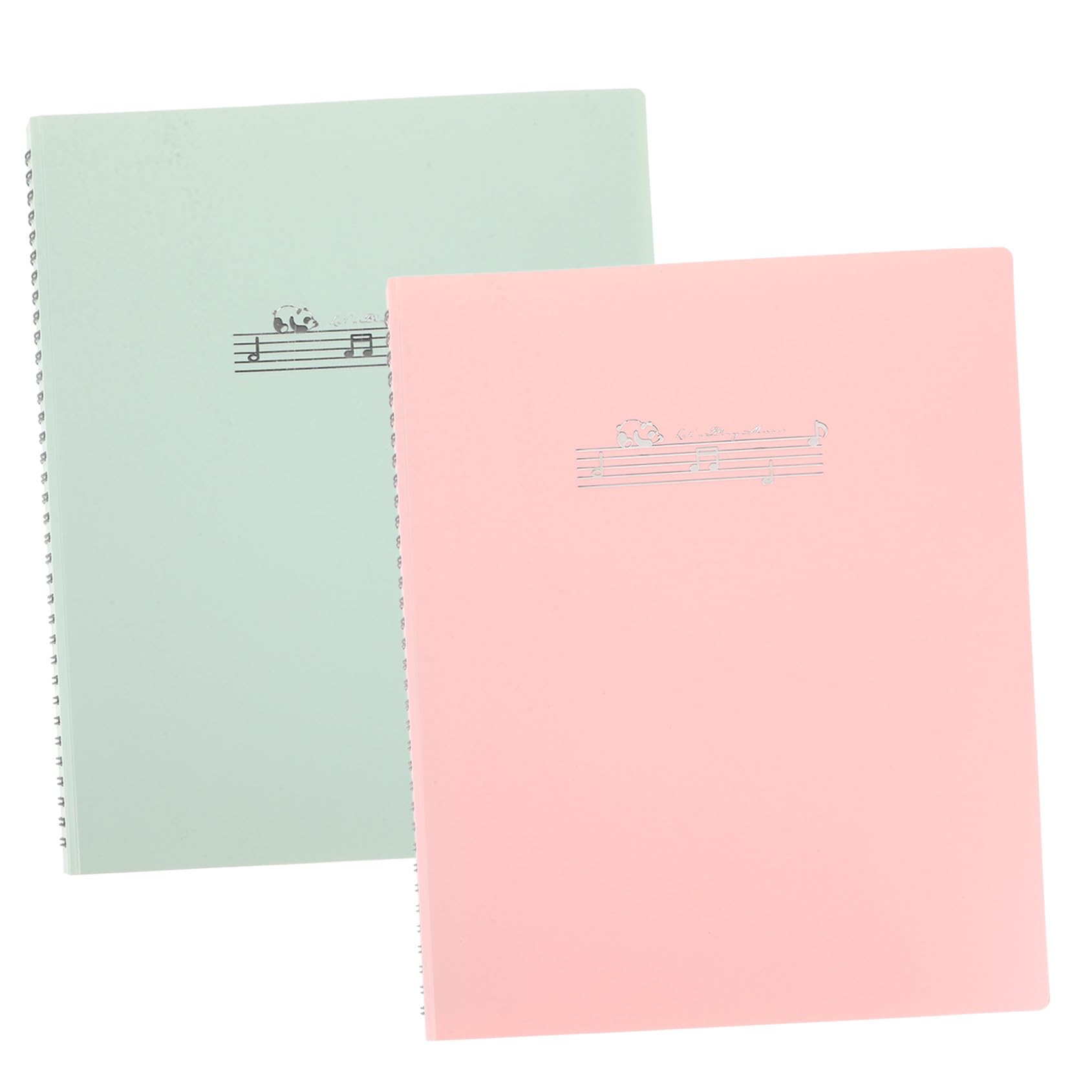 Carpeta de Música Transparente A4 2 Unidades para Partituras | Pp, Almacenamiento Versátil y Práctico, para Músicos y Estudiantes, Capacidad para Numerosas Hojas A4