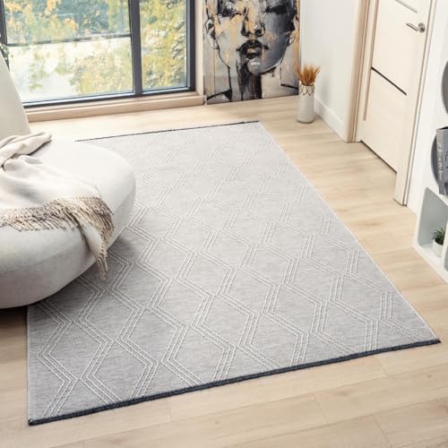 LUXE WEAVERS Modern Farmhouse Beige 8x10 Washable...