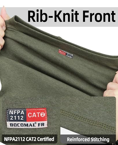 Image of BOCOMAL FR Neck Gaiters Face Mask 7oz Mightweight Flame Resistant Welding Hood NFPA2112 CAT2